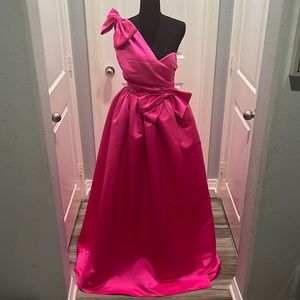 Fuchsia Pink Womens Gown